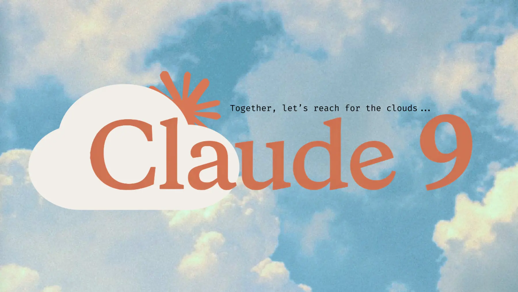 Claude9 cloud-themed project artwork