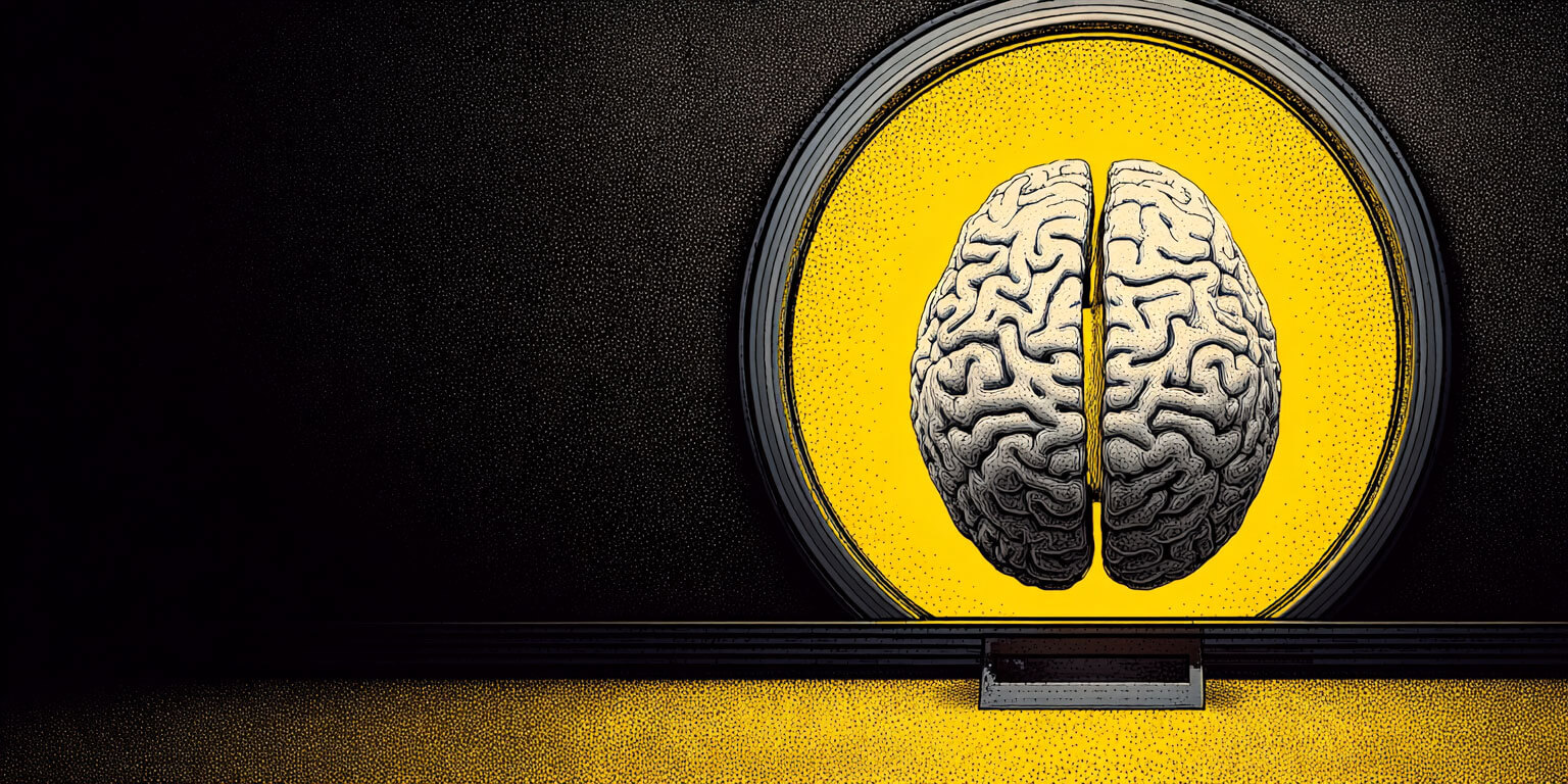 Illustrated brain image linking to the USC Viterbi NeuroChron article